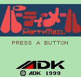 Party Mail title screen for Neo Geo Pocket Color